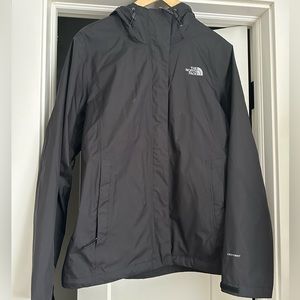 Black Northface Rain Jacket